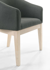 Neroli - Barrel Accent Chair (Set of 2) - Gray