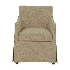 London - Upholstered Skirted Dining Arm Chair