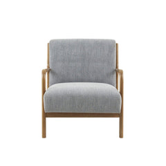 Mid-Century Style Lounge Chair With Upholstered Seat