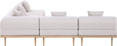 Laguna - 5 Piece 106.5" Upholstered Outdoor Patio Modular Sectional
