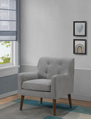 Ryder - Tufted Armchair - Gray