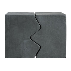 Rectangular Outdoor Indoor Accent Side Table (Set of 2)