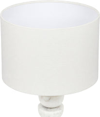 Opus - Linen Textured Fabric And Brass Table Lamp