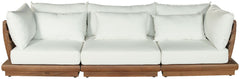 Mirella - 3 Piece Water Resistant Fabric Upholstered Outdoor Patio Modular Sofa
