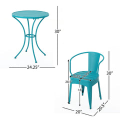Colmar - 3 Piece Metal Set