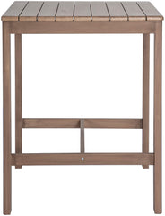 Newport - Acacia Wood Outdoor Patio Bar Table