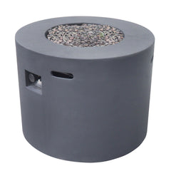 Round Iron Fire Pit With 40, 000 Btu