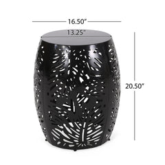 Modern Design Metal End Table, Large