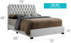Tufted Upholstered Bed