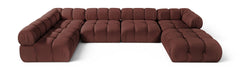 Orin - 6 Piece Modular Sectional (3 Modular Chairs, 2 Corner Chairs & Ottoman)