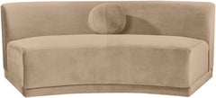 Avra - Velvet Performance Fabric Upholstered Armless Sofa