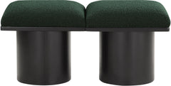 Pavilion - 2 Piece Modular Bench With Black Base