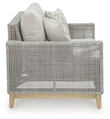 Seton Creek - Loveseat With Cushion - Gray