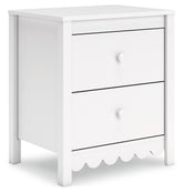 Hallityn - Two Drawer Night Stand - White