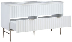 Modernist - Bathroom Vanity With Chrome Legs