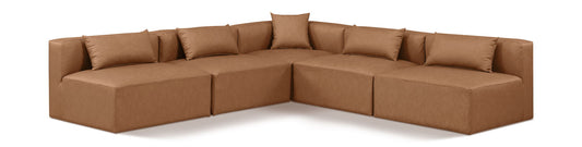 Cube - 5 Piece Modular Corner Armless Sectional