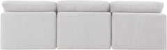 Indulge - Velvet 3 Seat Modular Armless Sofa