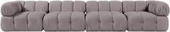 Orin - Fabric Velvet 4 Piece Modular Sofa