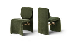 Slique - Performance Fabric Upholstered Dining Chair (Set of 2)
