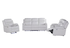 U6026 - Glider Recliner With LED - White