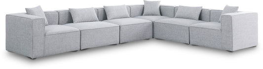 Cube - Linen 6 Piece Modular Corner Sectional