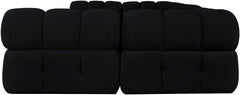 Orin - U-Shaped Velvet 6 Piece Modular Sectional