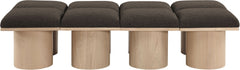 Pavilion - 8 Piece Modular Bench With Natural Base