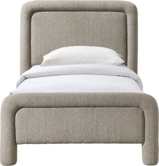 Baylor - Fabric With Interwoven Chenille Upholstered Bed