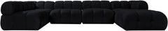 Orin - 6 Piece Modular Sectional (3 Modular Chairs, 2 Corner Chairs & Ottoman)