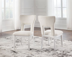 Chalanna - Dining Upholstered Side Chair (Set of 2) - White