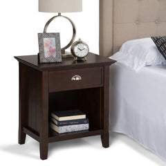 Acadian - Bedside Table - Brunette Brown