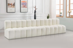 Arc - Faux Leather 4 Seats Modular Sofa