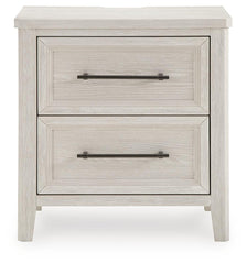 Darbonton - Two Drawer Night Stand - Dove White