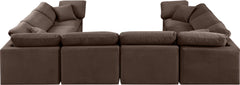 Indulge - Velvet 8 Piece Modular Sectional
