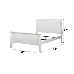 Louis Philippe - Sleigh Style Bed