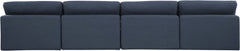 Comfy - Linen Modular Armless Sofa 4 Seats