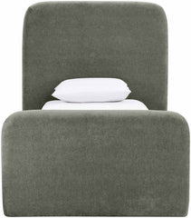 Fira - Chenille Fabric Upholstered Bed