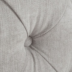 Marcella - King Upholstered Shelter Headboard Bed Set - Silver Gray