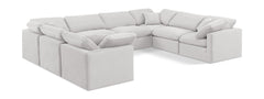 Indulge - Velvet 8 Piece Modular Sectional