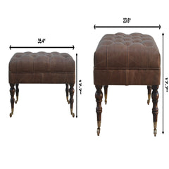 Buffalo - Ottoman With Castor Legs