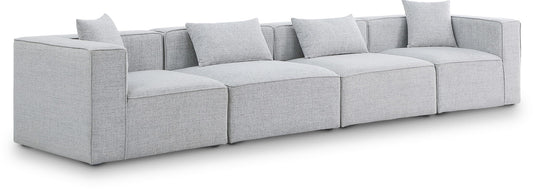 Cube - Linen Modular 4 Seat Sofa