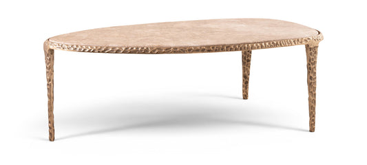 Gild - Aluminum Base And Genuine Marble Top Table