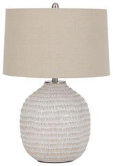 Jamon - Ceramic Table Lamp - Beige