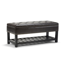 Lomond - Storage Ottoman Bench - Tanners Brown