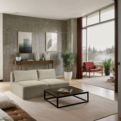 Shaggy - 2 Seat Modular Armless Sofa