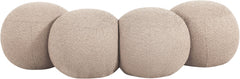 Apollo - Boucle Fabric Bench