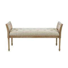 Accent Bench With Arm - Natural