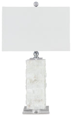 Malise - Alabaster Table Lamp - White