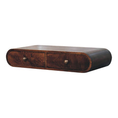 Wall Mounted Console Table - Walnut