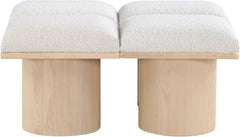 Pavilion - 4 Piece Modular Bench With Natural Base